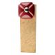 Solid Cherry Square Ceramic Door Stopper